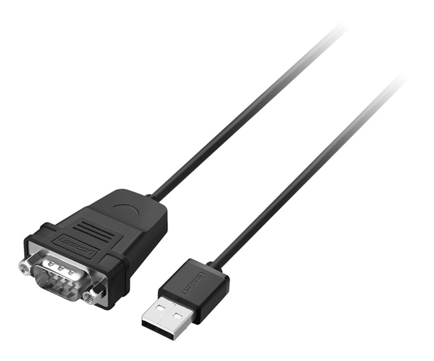 UGREEN Kabel USB do DB9 / RS-232 CR104 1.5m czarny