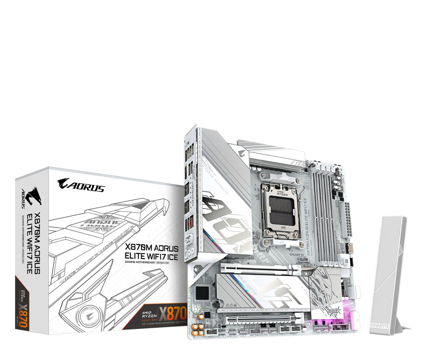 Gigabyte X870M A ELITE WF7 ICE