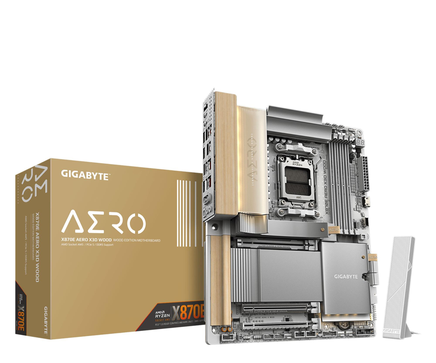 Gigabyte X870E AERO X WOOD