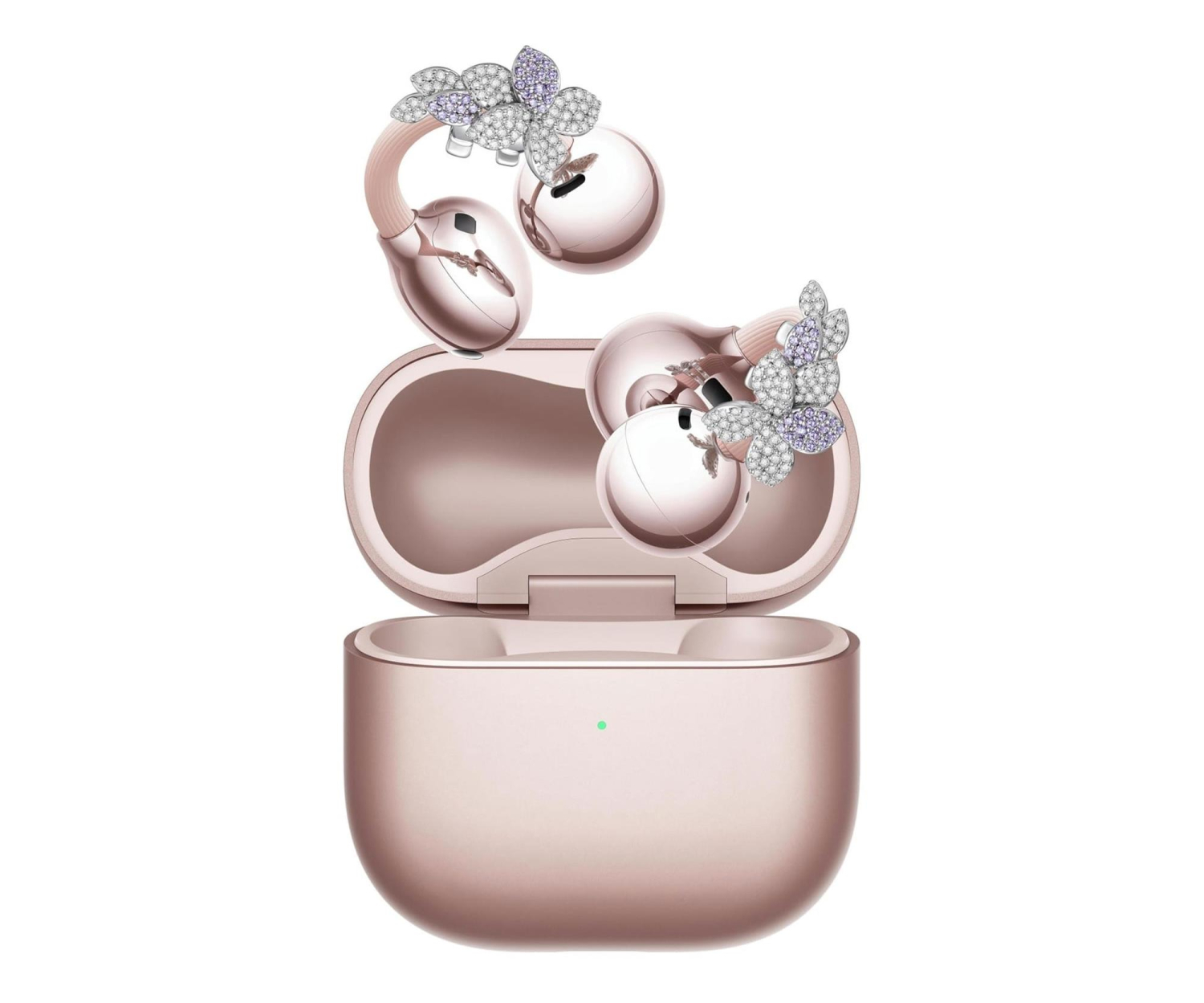 Huawei FreeClip 2 złote Flower Edition drill flower