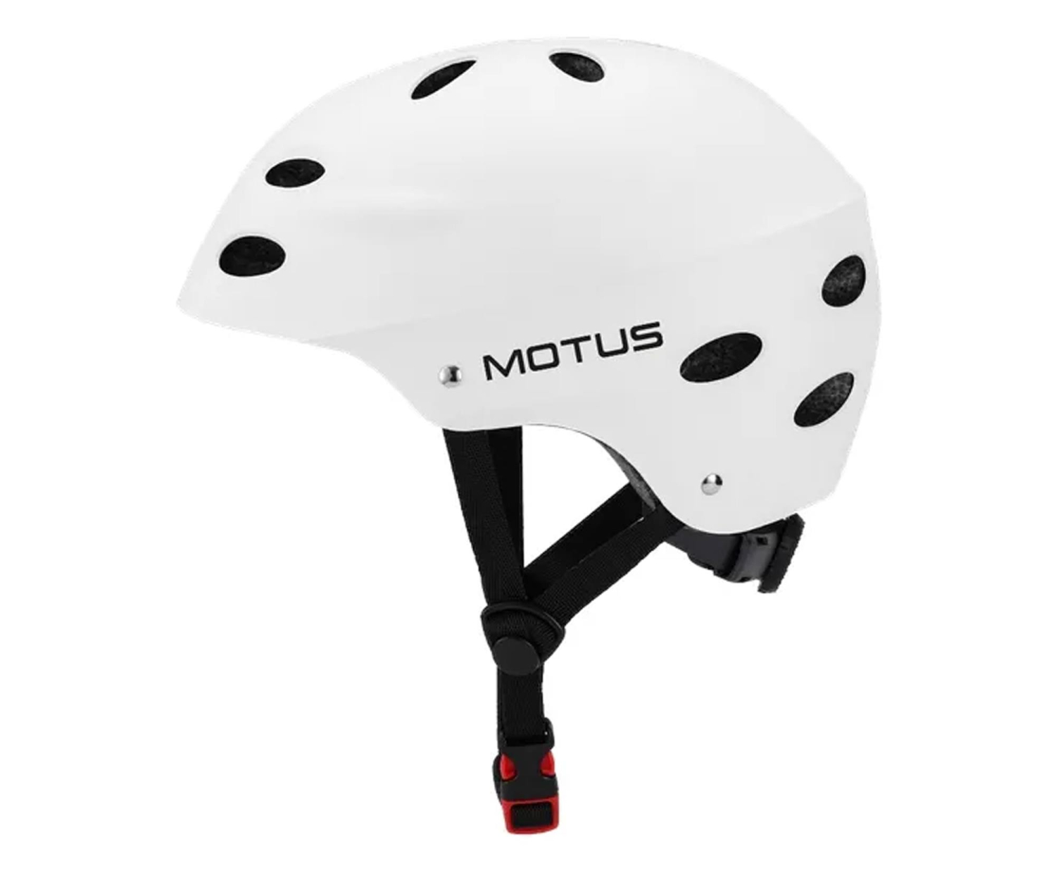 Motus Kask orzeszek biały - L