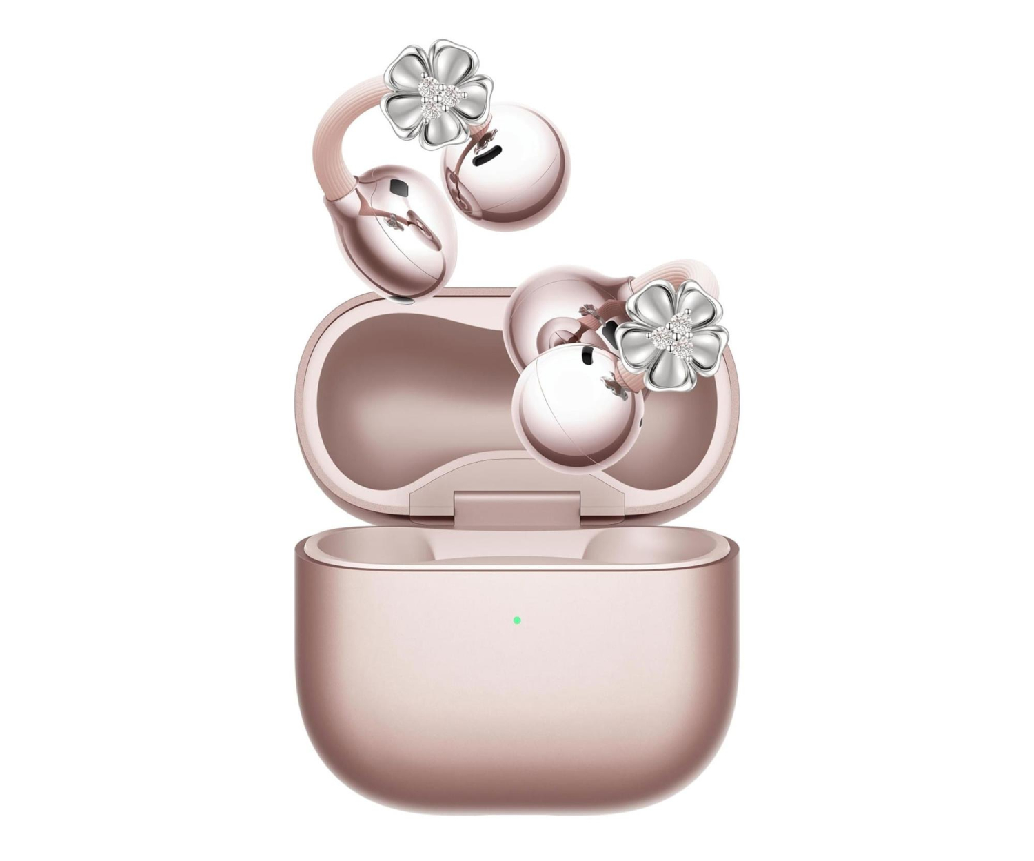 Huawei FreeClip 2 TWS Konstrukcja klipsa Bluetooth 6.0 Funkcje AI Flower Edition + Single Flower Złoty