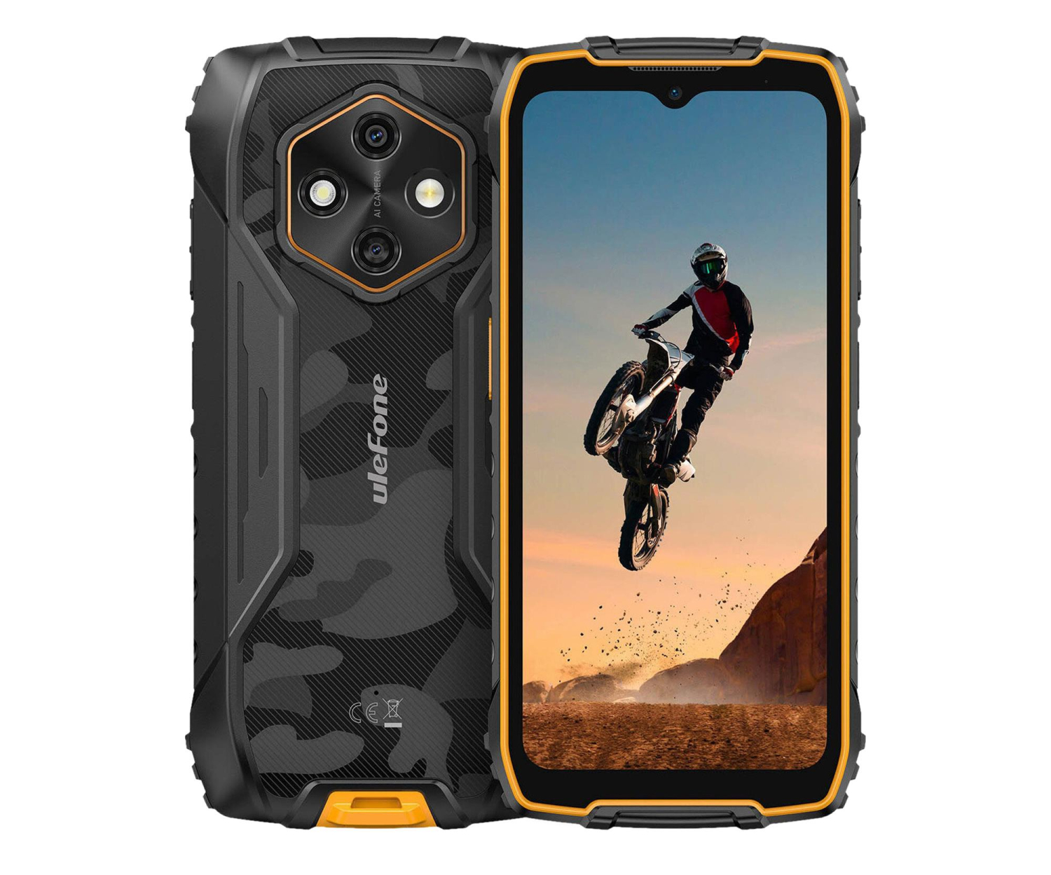 uleFone RugKing 4 Pro 8/128GB pomarańczowy