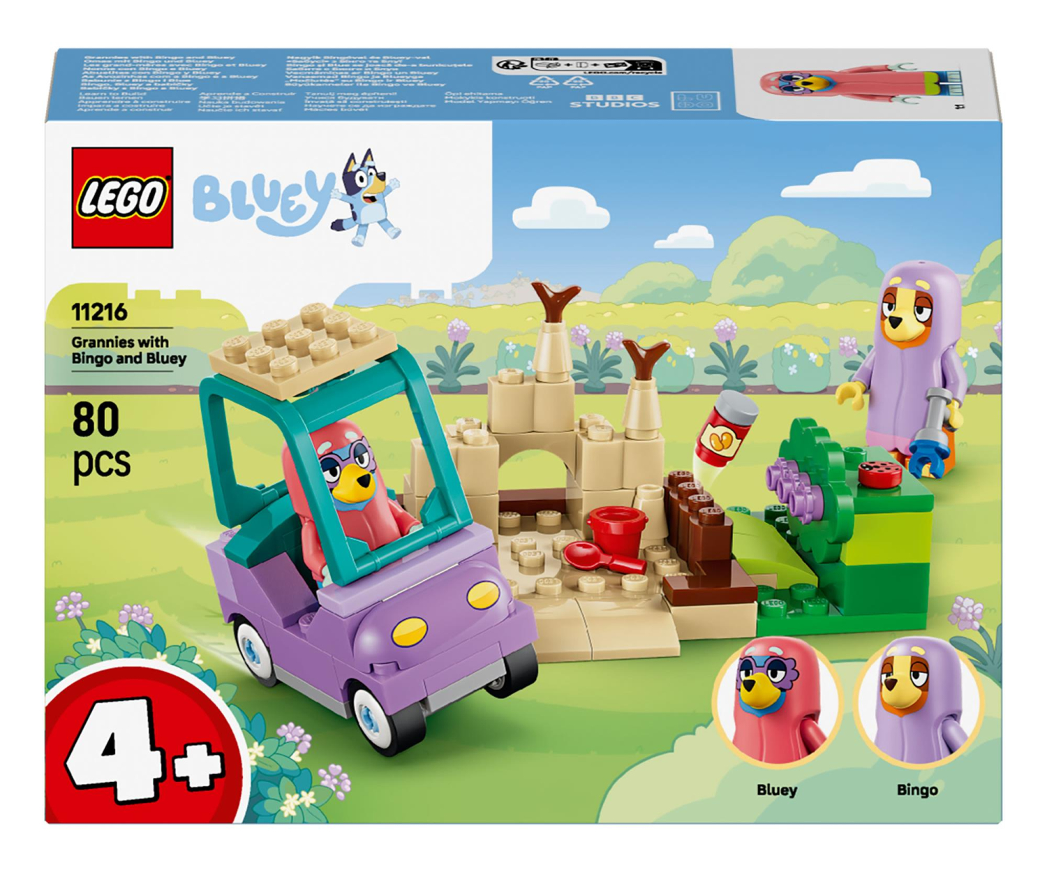 LEGO BLUEY 11216 Babunie z Bingo i Blue