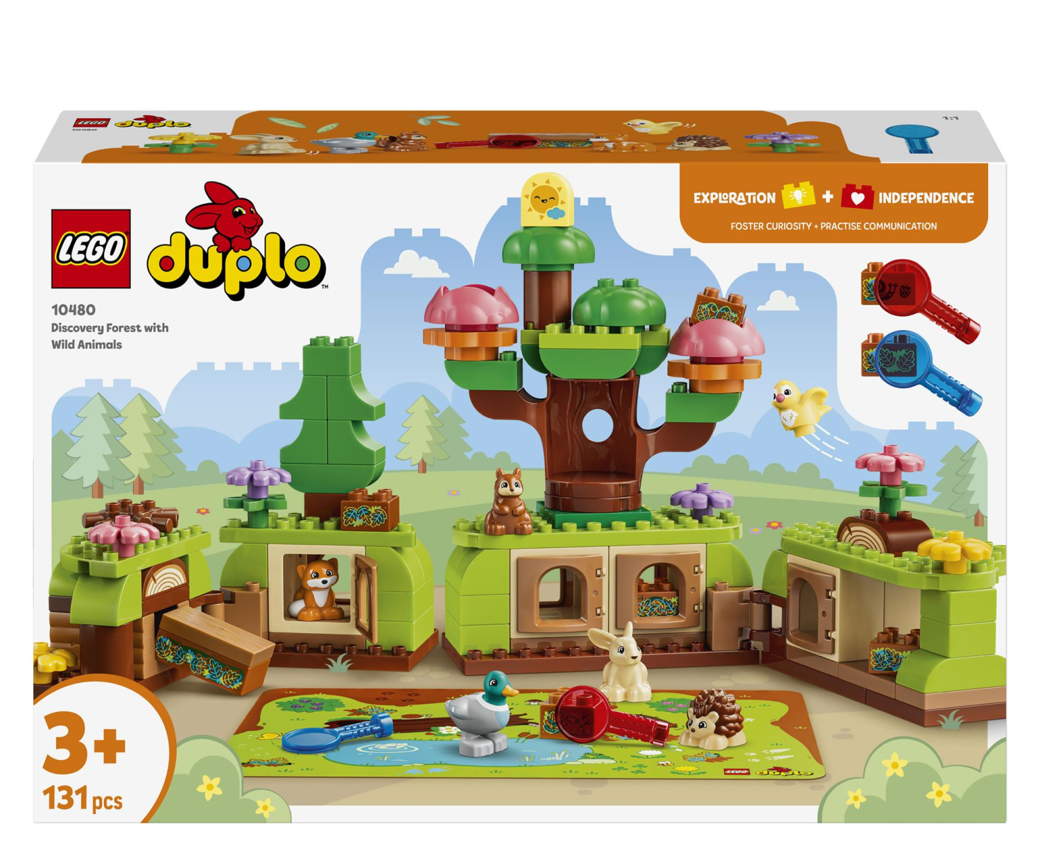 LEGO DUPLO 10480 Las odkrywców z dzikimi zwierzętami