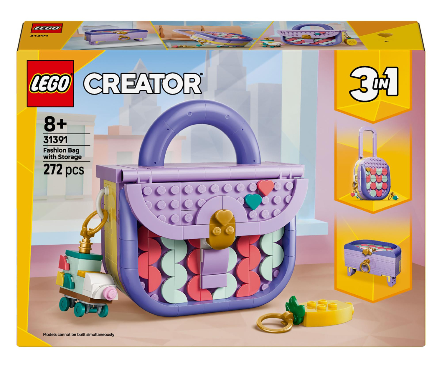 LEGO CREATOR 31391 Modna torebka ze schowkiem