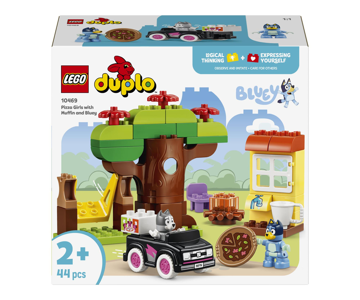 LEGO DUPLO BLUEY 10469 Pizzerki z Muffinką i Blue
