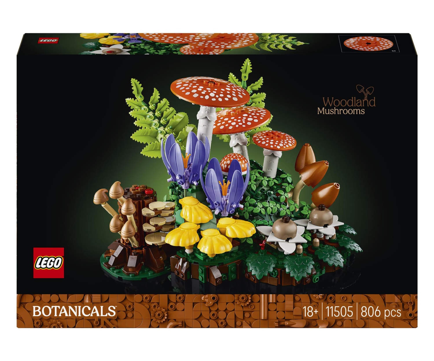 LEGO BOTANICALS 11505 Grzyby leśne