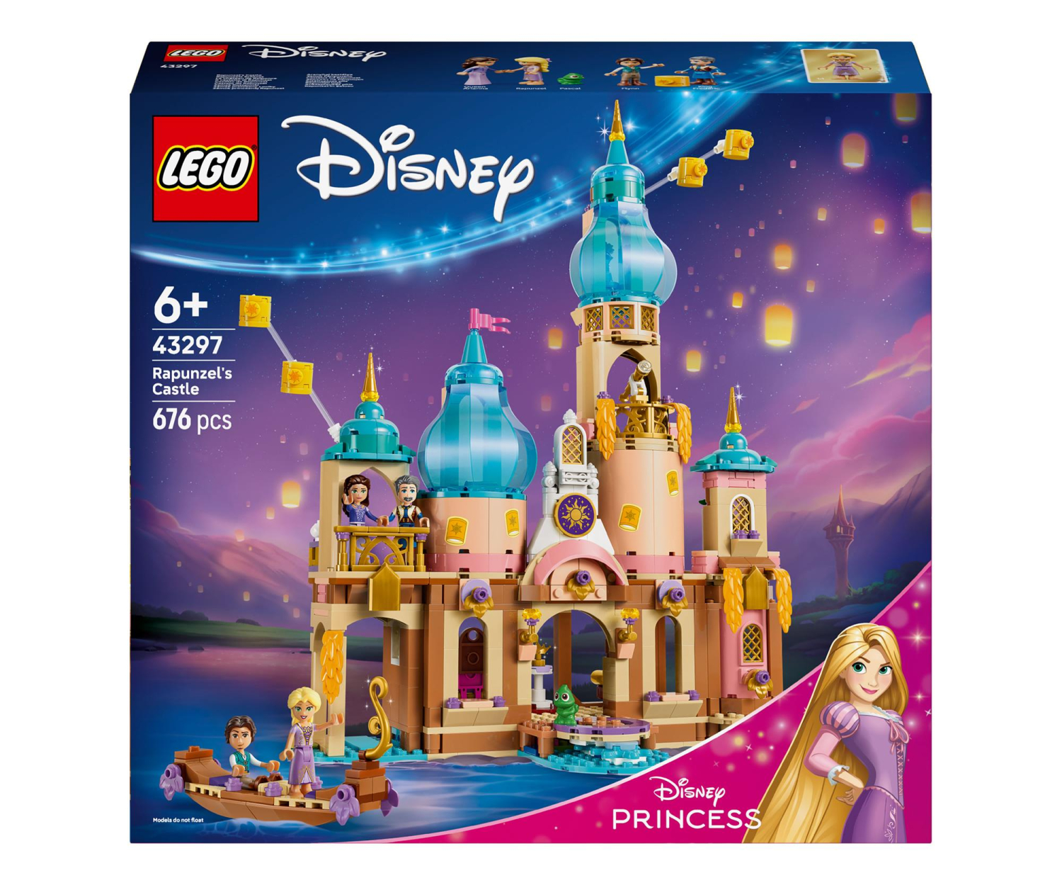 LEGO DISNEY 43297 Zamek Roszpunki