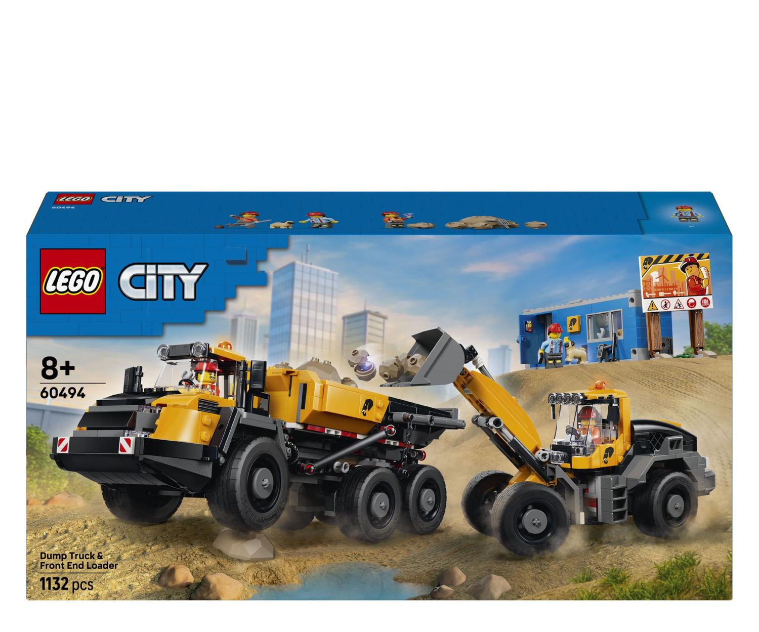 LEGO CITY 60494 Wywrotka i ładowarka czołowa