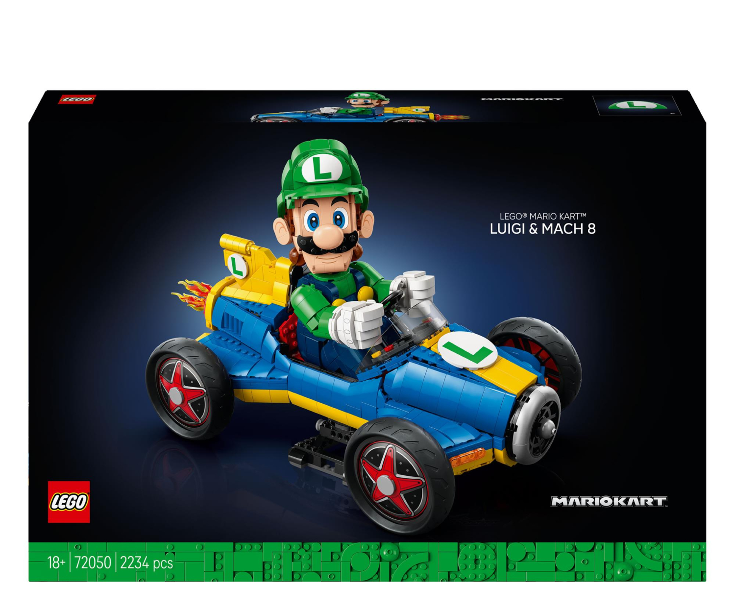 LEGO SUPER MARIO 72050 Mario Kart™ — Luigi i Mach 8