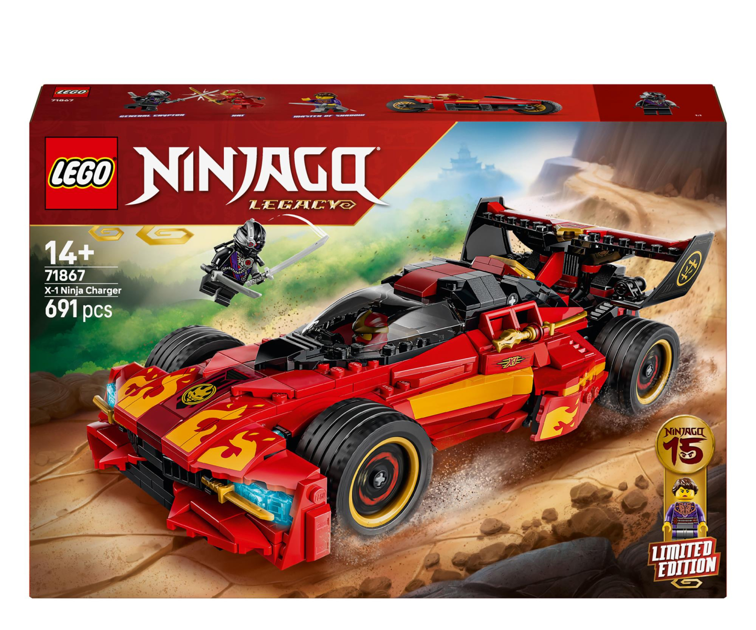 LEGO NINJAGO 71867 Ninjaścigacz x-1 — 15-Lecie
