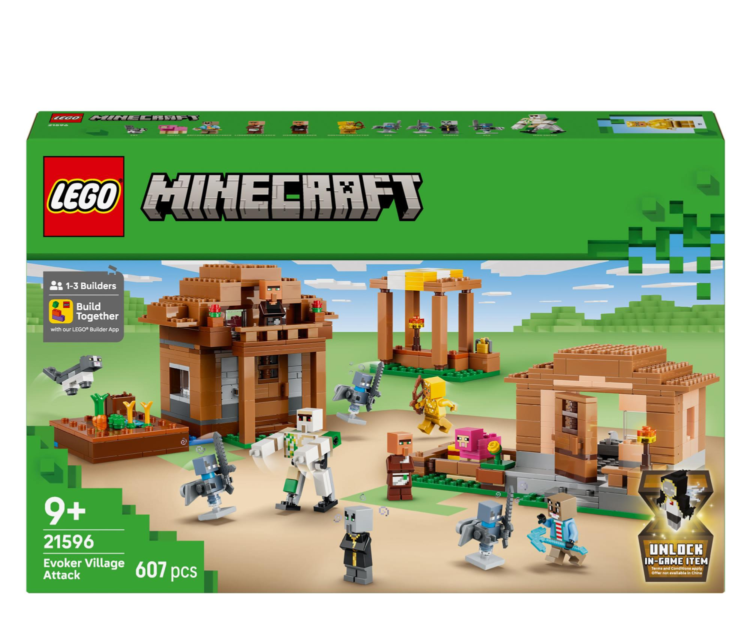 LEGO MINECRAFT 21596 Najazd przywoływaczy na wioskę