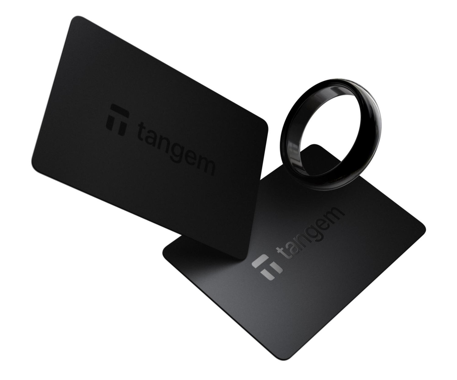 Tangem Ring (rozmiar 8) + 2 karty czarne