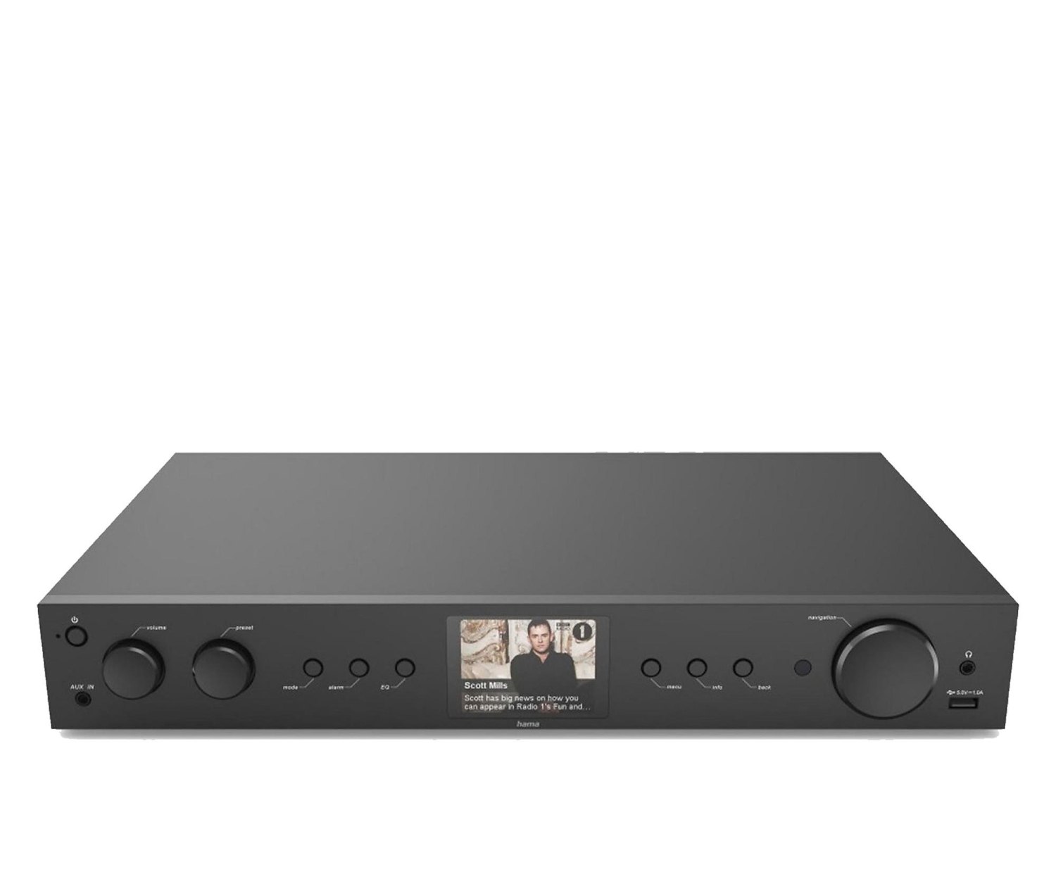 Hama DIT2105 hi-fi dab+/internet radio/bluetooth® rx/tx/app, cza