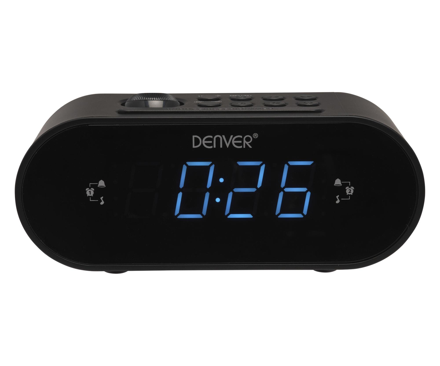 Denver Radiobudzik Denver CRP-717B z projektorem czasu
