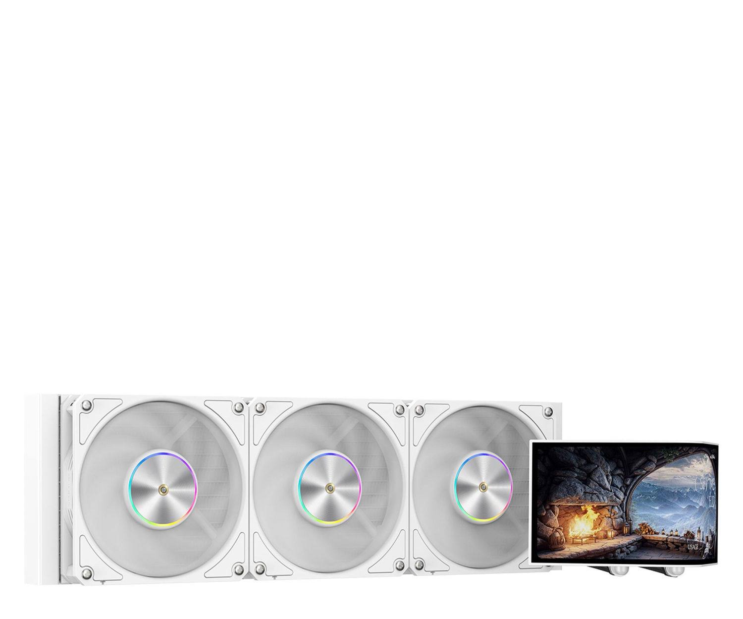 KRUX HydroArc 360 White 3x120mm