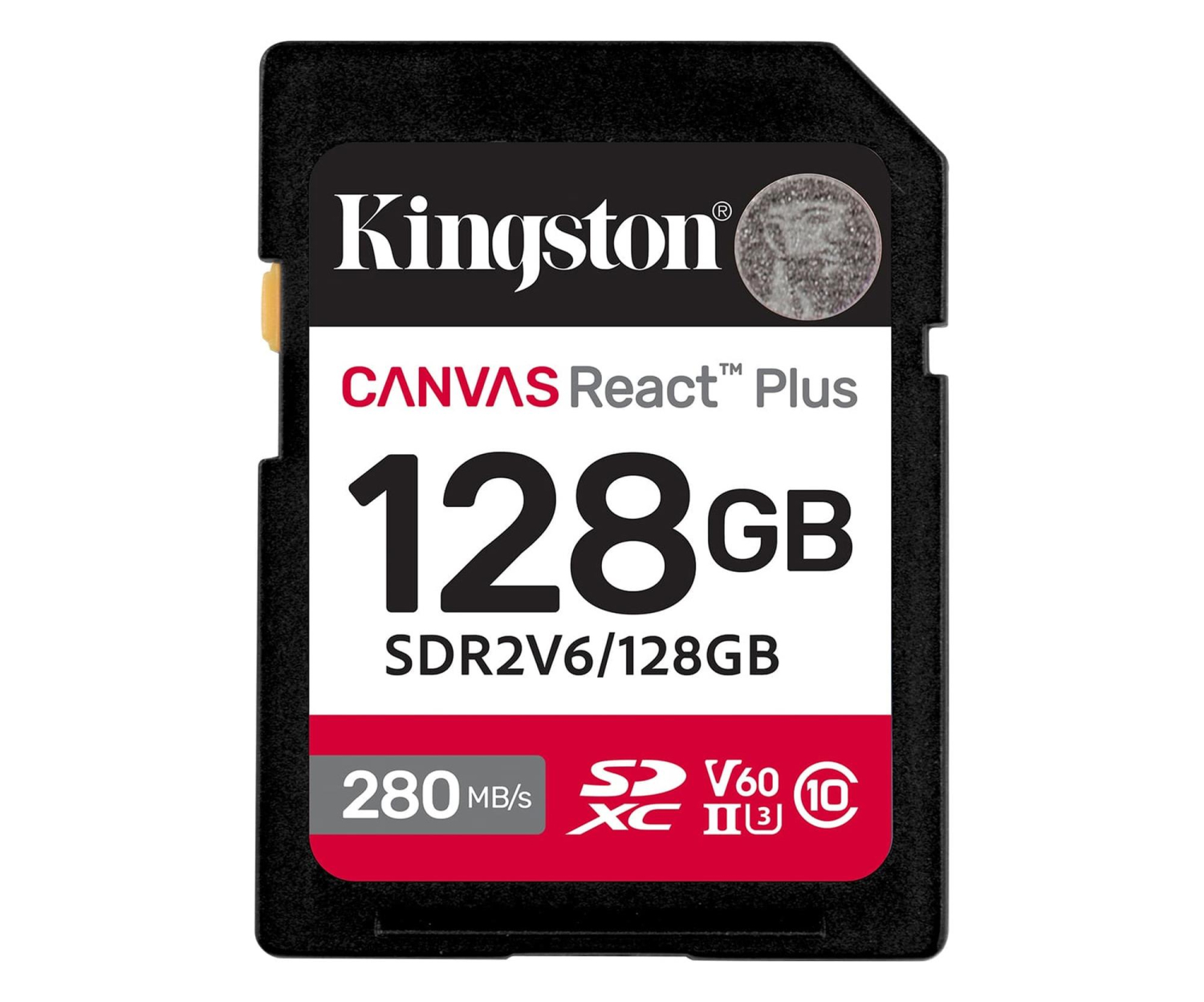 Kingston 128GB SDXC Canvas React Plus UHS-II V60 4K