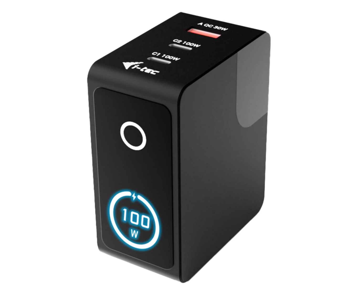 i-tec Ładowarka 100W Intelligent Multiport USB Charger 2xUSB-C 1xUSB-A LCD 150 cm