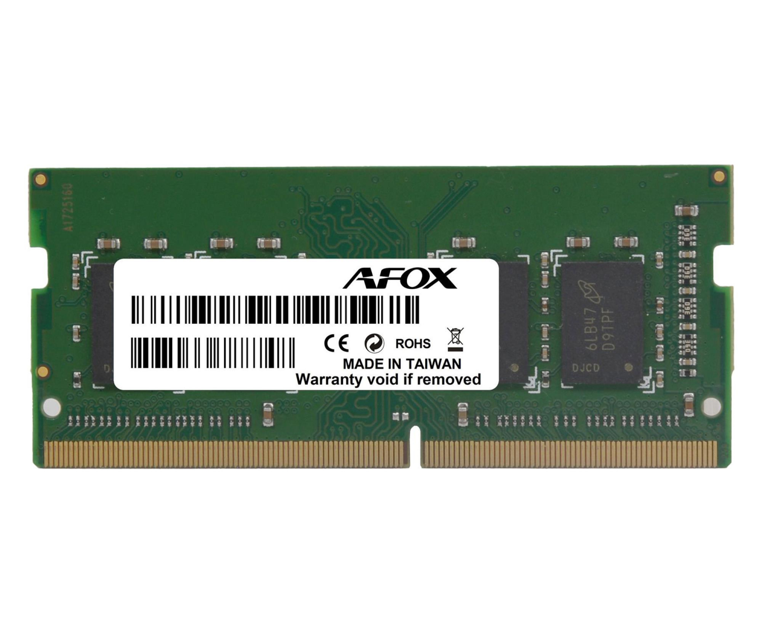 AFOX Pamięć SO-DIMM DDR3 8GB 1333Mhz