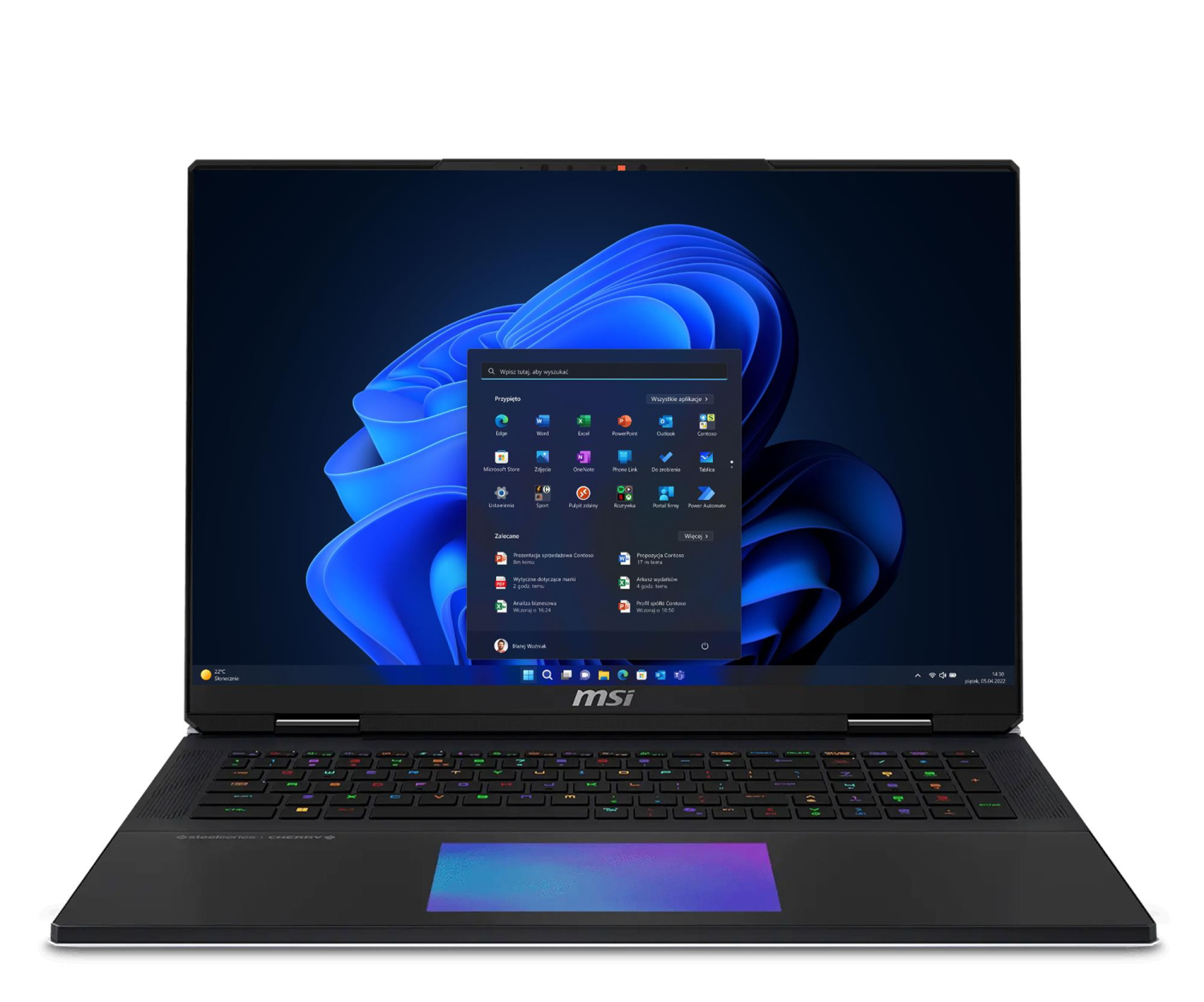 MSI Titan 18 HX AI A2WJ-1234PL 18" 240Hz Ultra 9 290HX Plus 64GB RAM 2TB Dysk SSD RTX5090 DLSS4 Win11 Pro Czarny AI