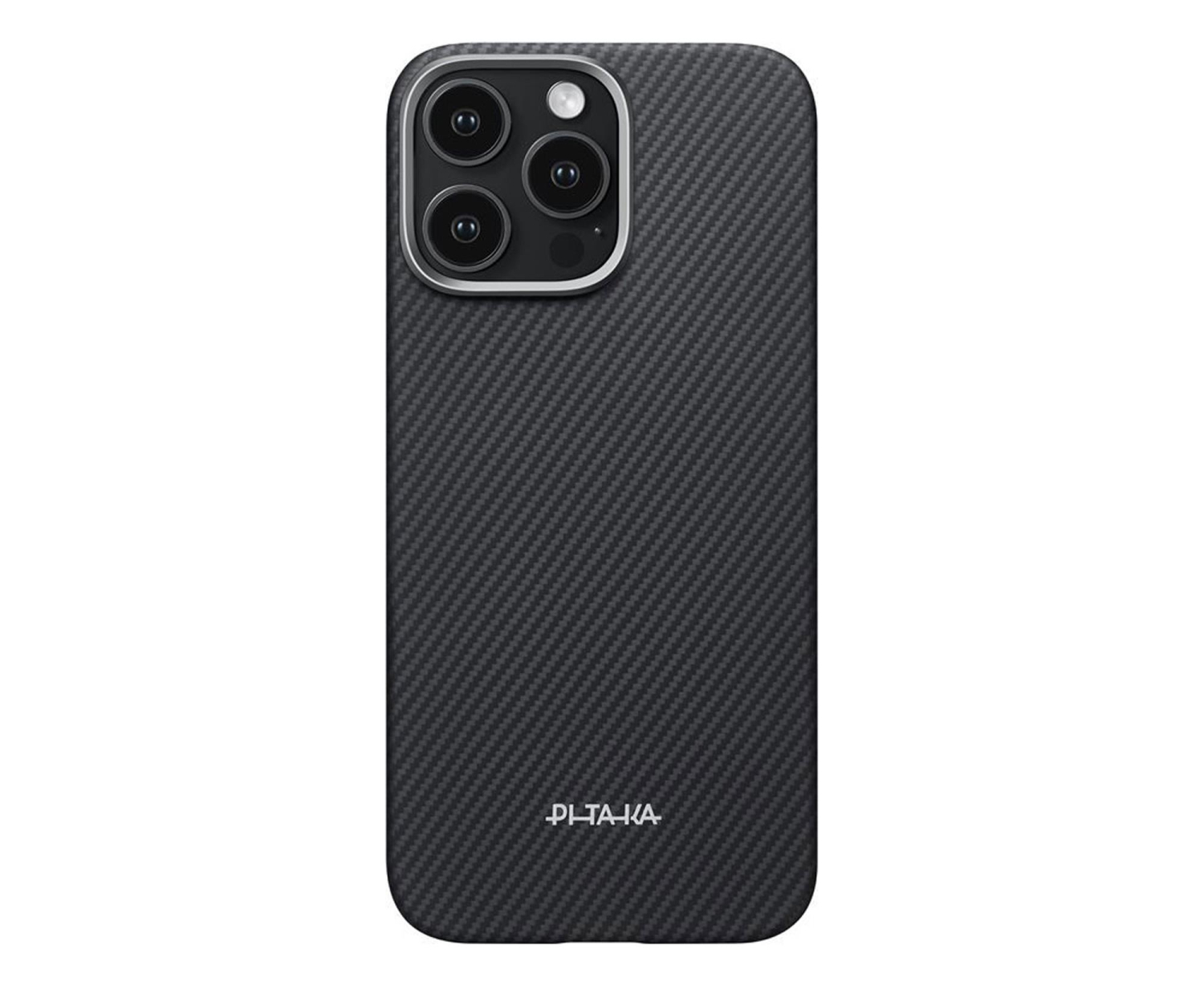 PITAKA Ultra-Slim Case do iPhone 16 Pro Max Black/Grey (PitaTap)