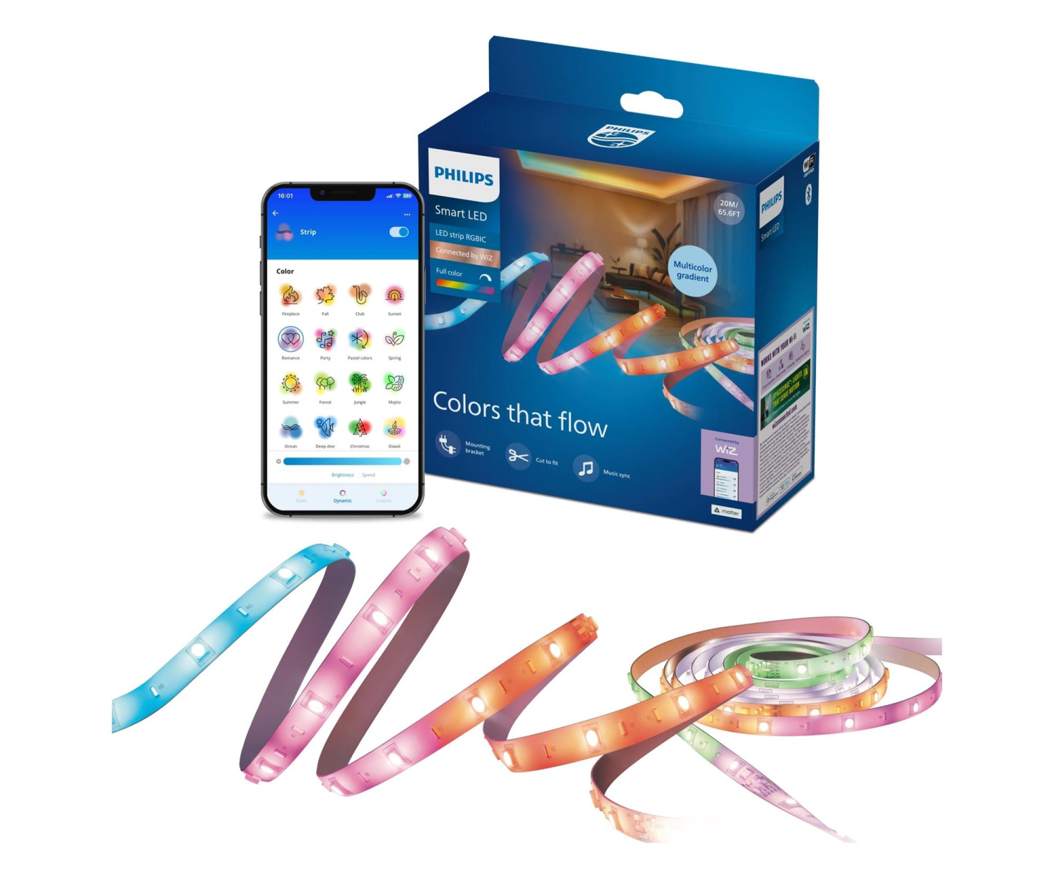 Philips Smart taśma LED RGBIC 20 m