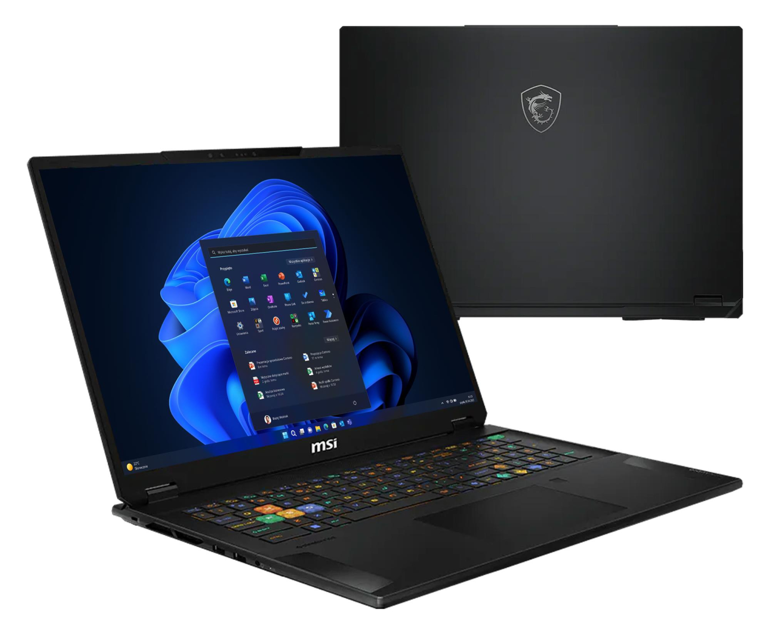 MSI Stealth A18 AI+ A3XWJG-042PL 18" 120Hz Ryzen AI 9 HX370 32GB RAM 2TB Dysk SSD RTX5090 DLSS4 Win11 Pro Czarny