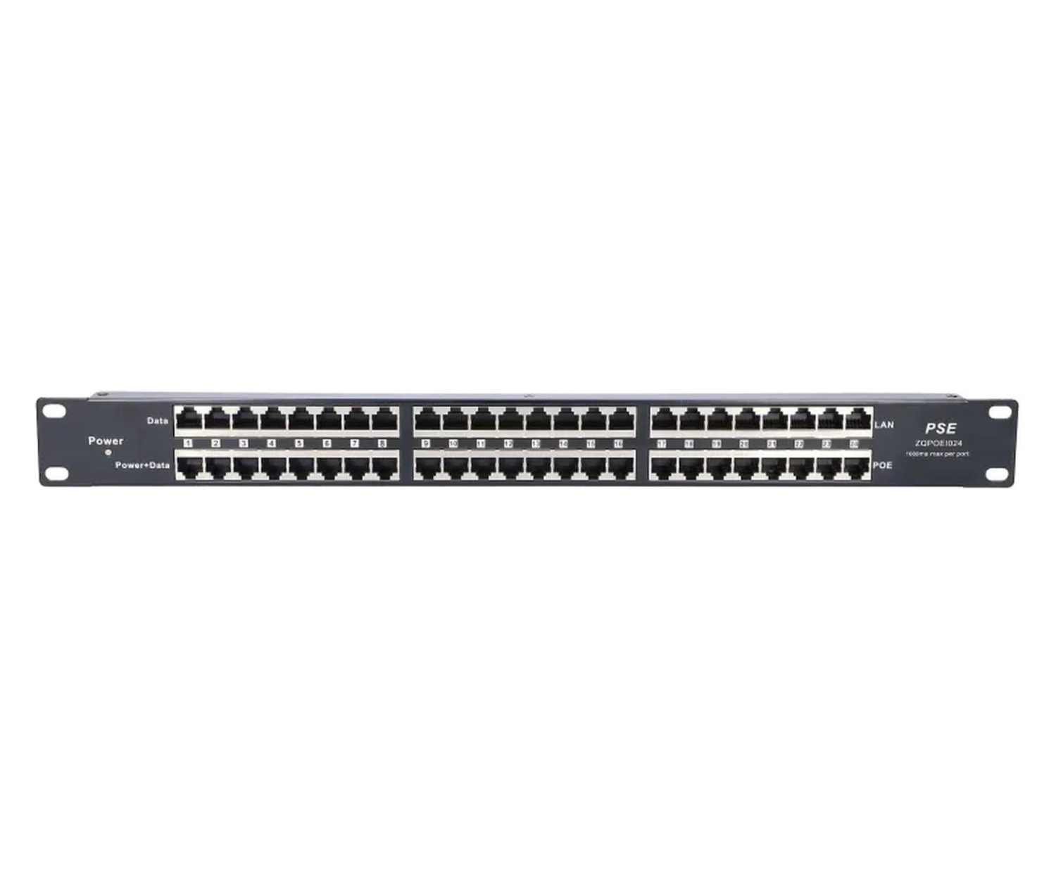 ExtraLink 24 Portowy PoE Injector 24x 100Mb/s RJ45, Obudowa Rack