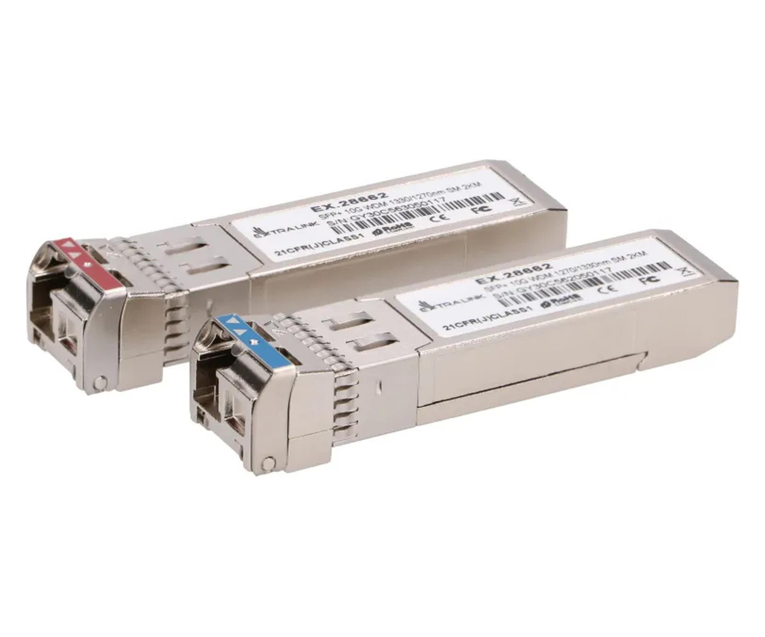 ExtraLink SFP+ 10G+ WDM 10Gbps jednomodowy 2km PARA