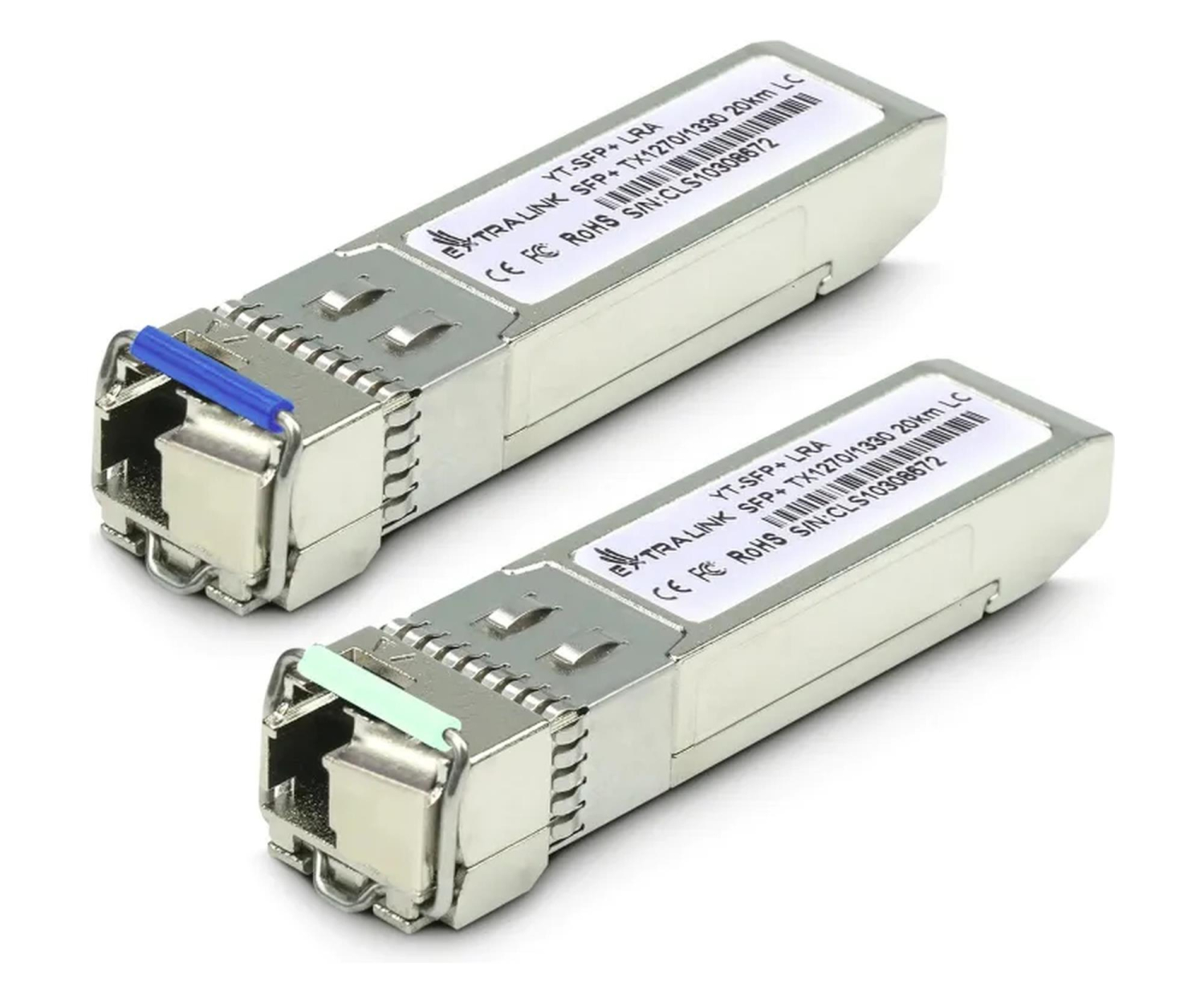 ExtraLink SFP+ 10G+ WDM 10Gbps jednomodowy 20km LC PARA