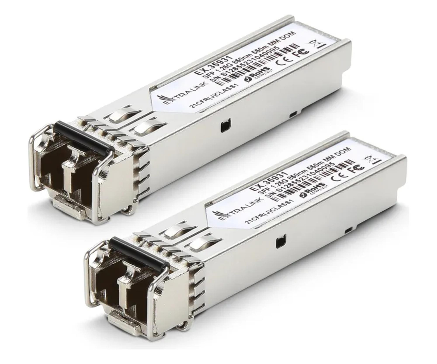 ExtraLink SFP 1.25G 2-pack LC/UPC 550m multi mode (do HP/Aruba)