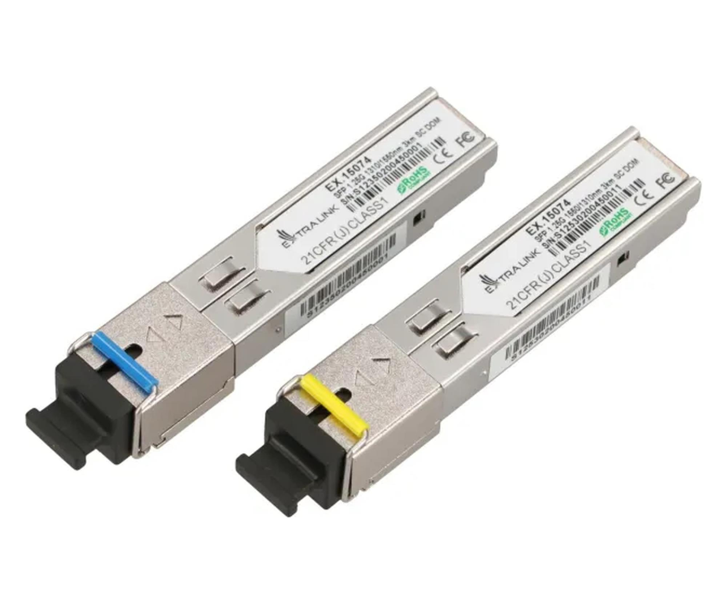 ExtraLink SFP 1.25G WDM  jednomodowy 3km SC PARA (do HP/Aruba)