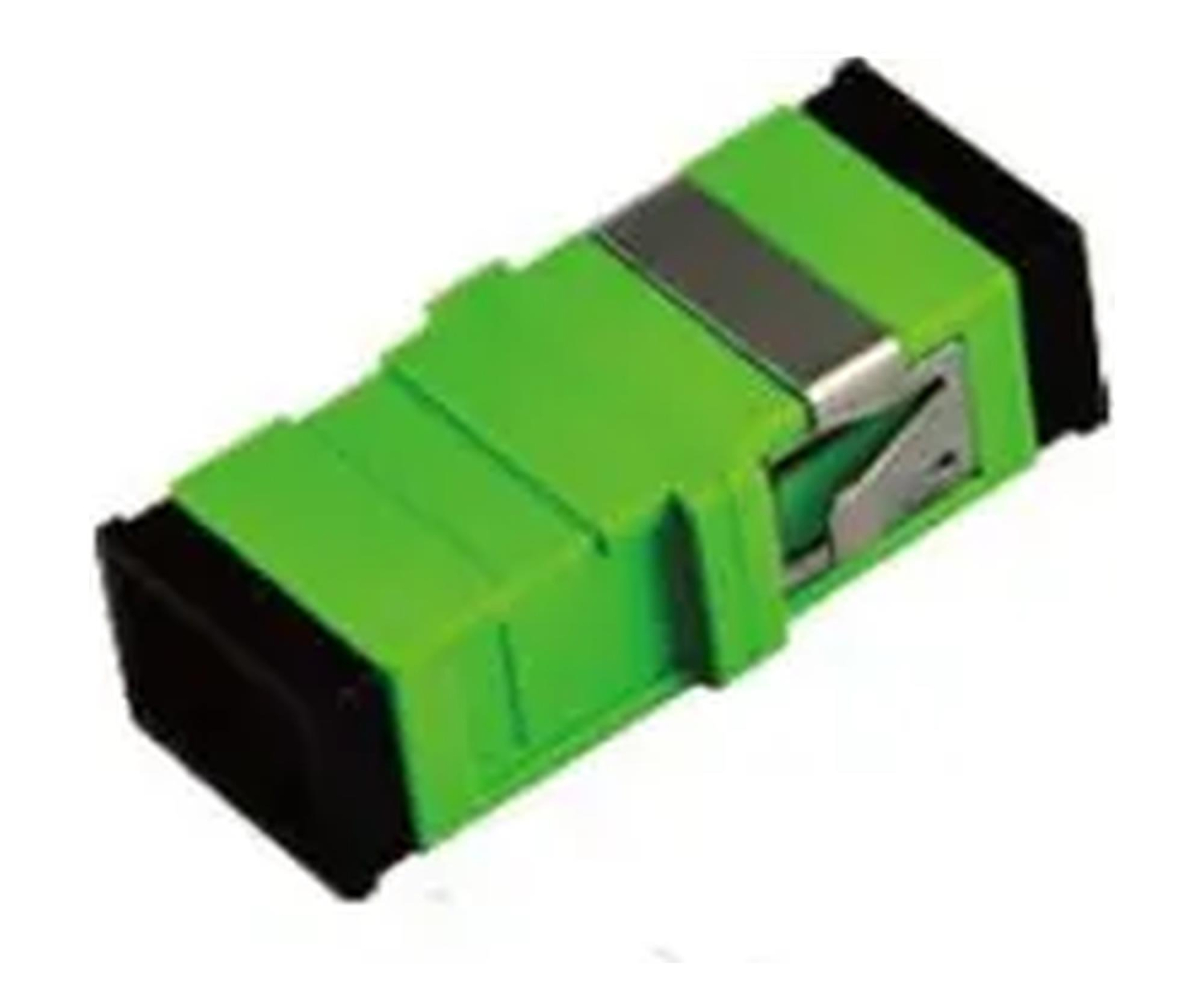 ExtraLink SC/APC Adapter Jednomodowy Simplex bez kołnierza zielony