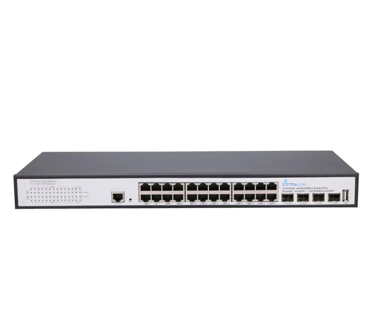 ExtraLink Hypnos 24x RJ45 1000Mb/s 4x SFP+ L3 zarządzalny