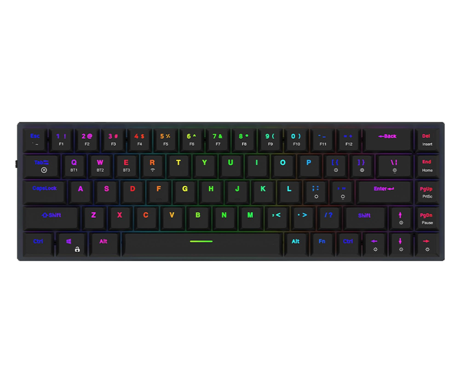 Aqirys AQI-GA-KB-8 Gateron Red Czarny