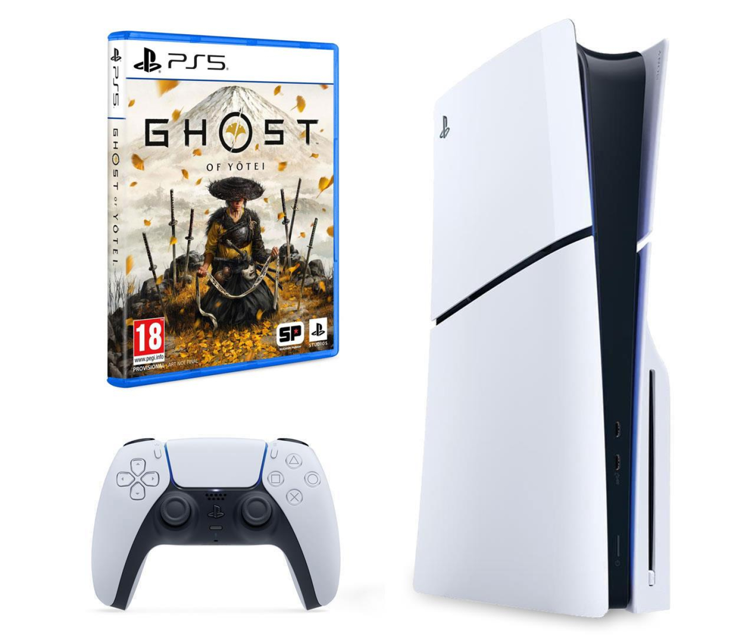 Sony PlayStation 5 Slim + Gra Playstation Ghost of Yotei