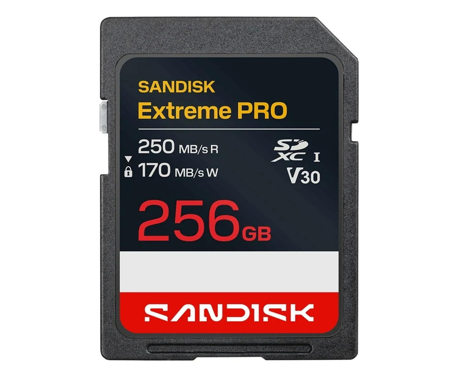 Sandisk Extreme Pro SD UHS-I 256GB SD 250MB/s(R) / 170MB/s(W)