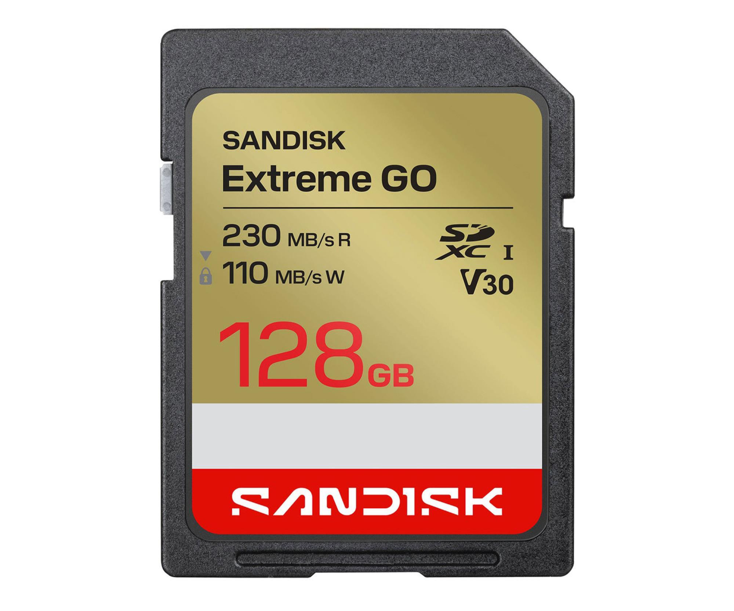 Sandisk Extreme Go SD UHS-I 128GB SD 230MB/s(R) / 110MB/s(W)