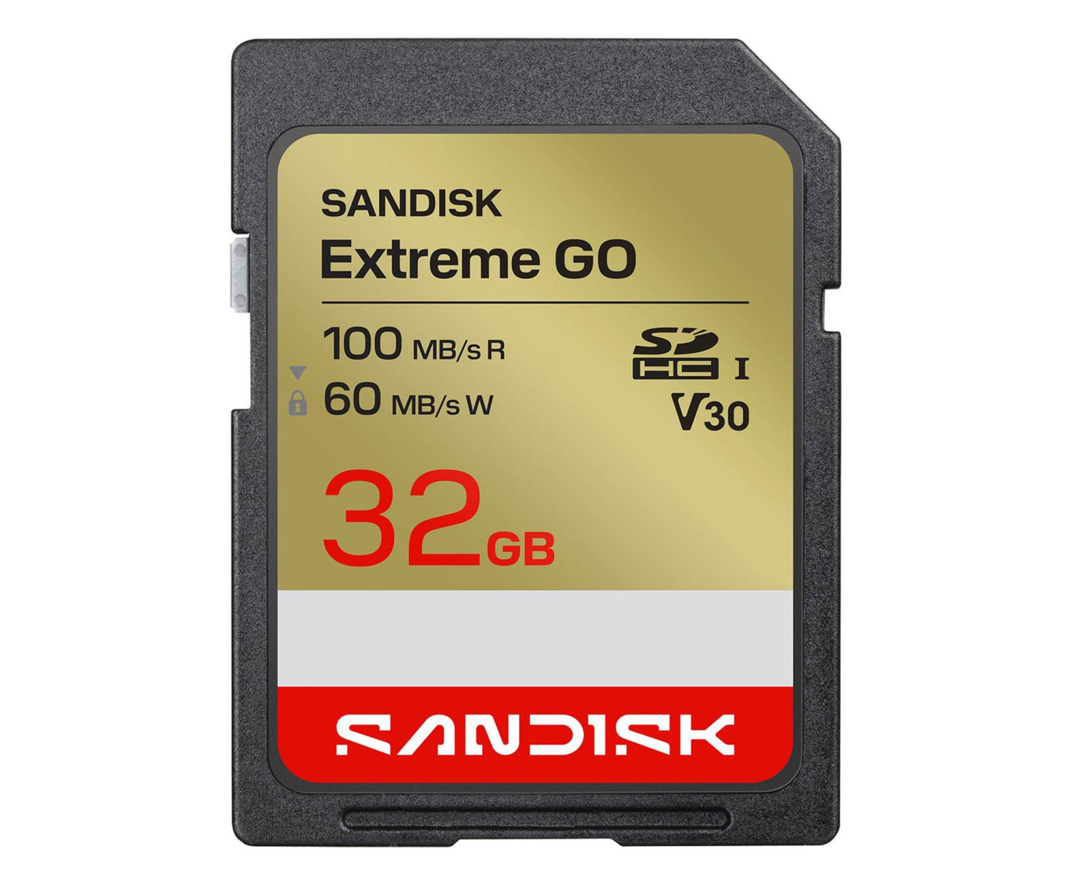 Sandisk Extreme Go SD UHS-I 32GB SD 100MB/s(R) / 60MB/s(W)