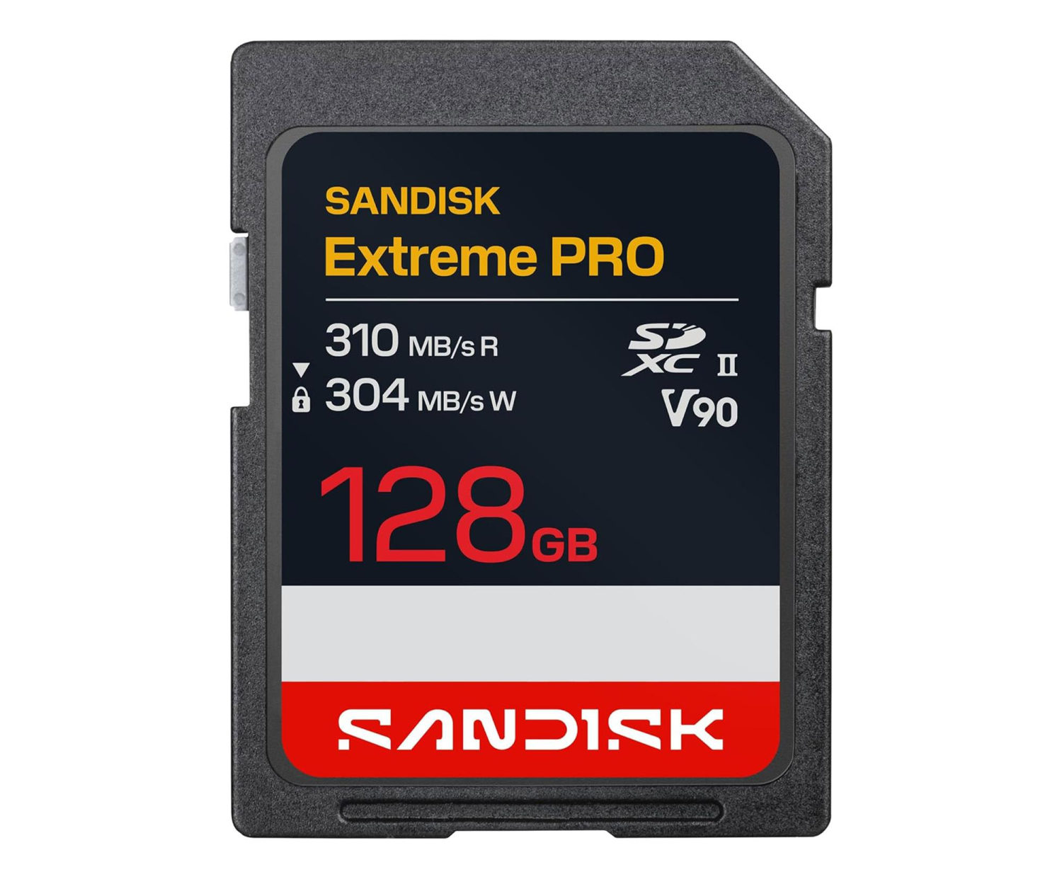 Sandisk 128GB SDXC Extreme PRO UHS-II V90 310/304 MB/s
