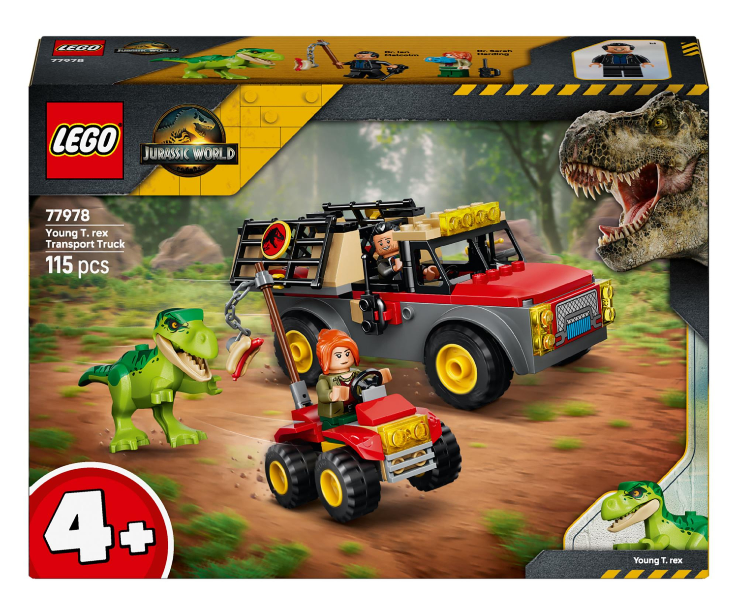 LEGO JURASSIC WORLD 77978 Ciężarówka do transportu młodego tyrano