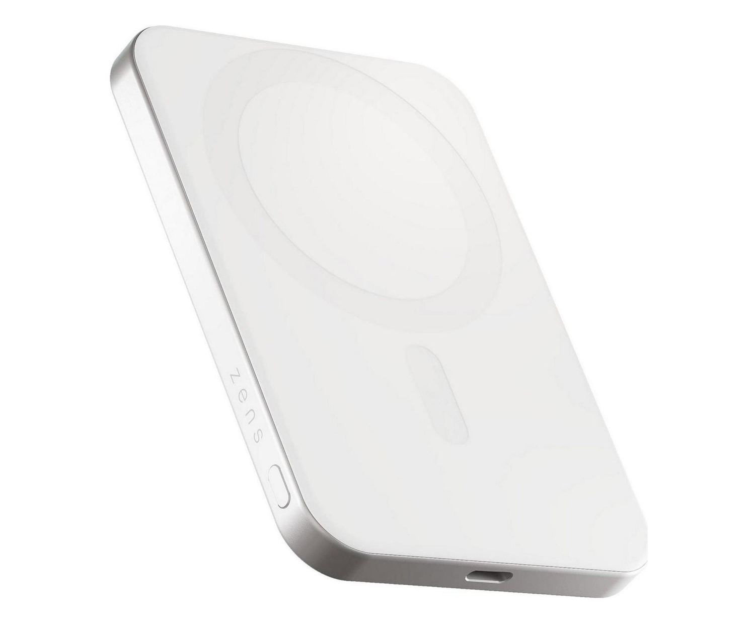 Zens Powerbank Pro 1 Slim MagSafe Qi2 15W USB-C 5000 mAh biały