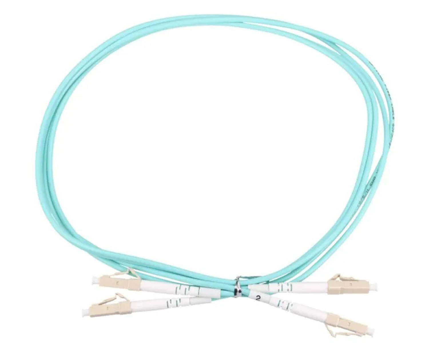 ExtraLink LC/UPC-LC/UPC Patchcord Wielomodowy OM3 Duplex 3mm 1m