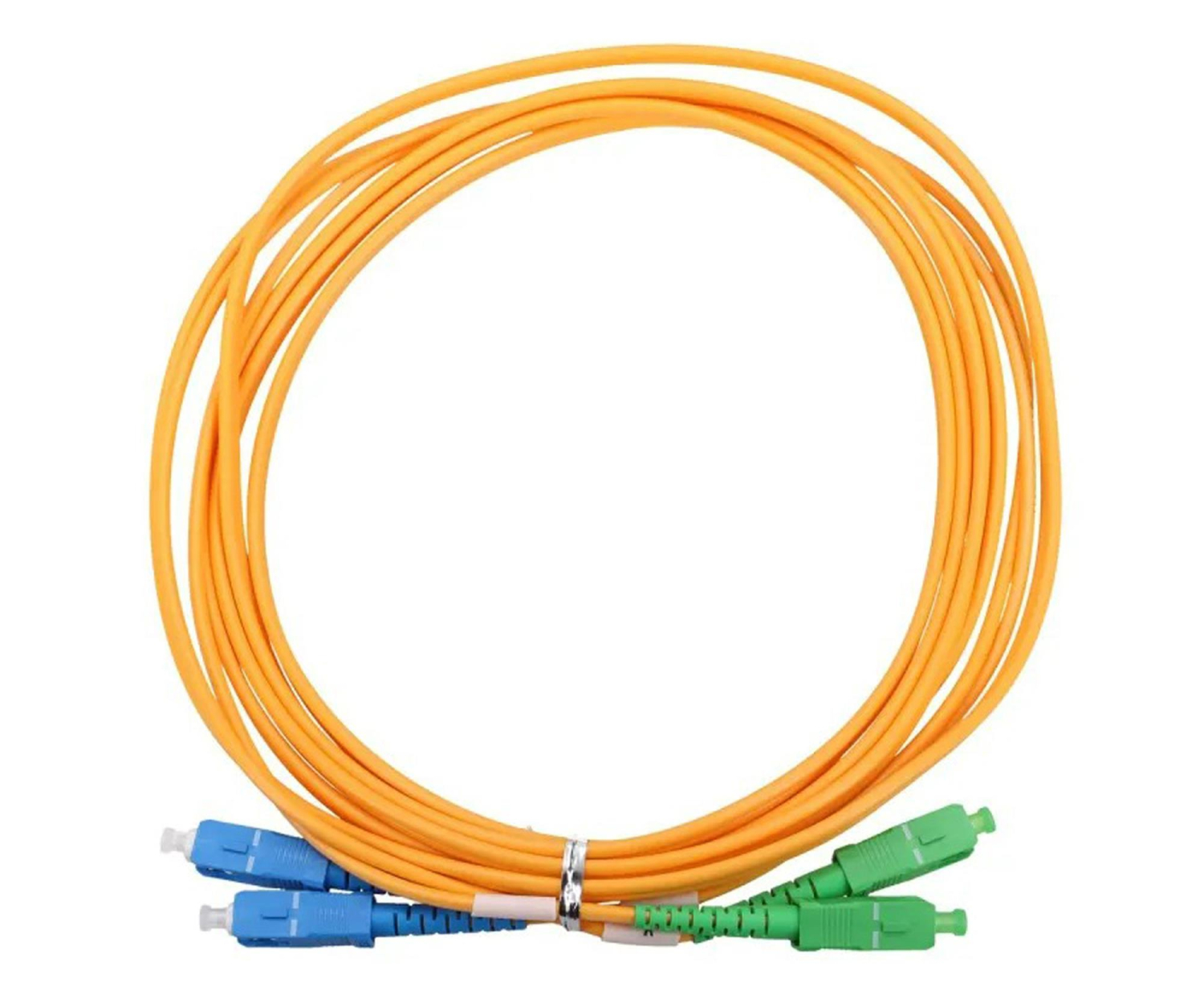 ExtraLink SC/APC-SC/UPC Patchcord Jednomodowy Duplex G652D 3mm 3m