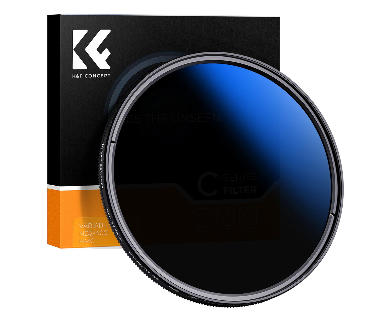 K&F Concept Nano-C HMC Fader ND2-400 - 49 mm