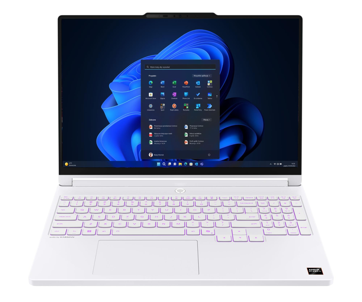 Lenovo Legion 5-15 Ryzen AI 7-450/48GB/2TB/Win11 RTX5060 Biały
