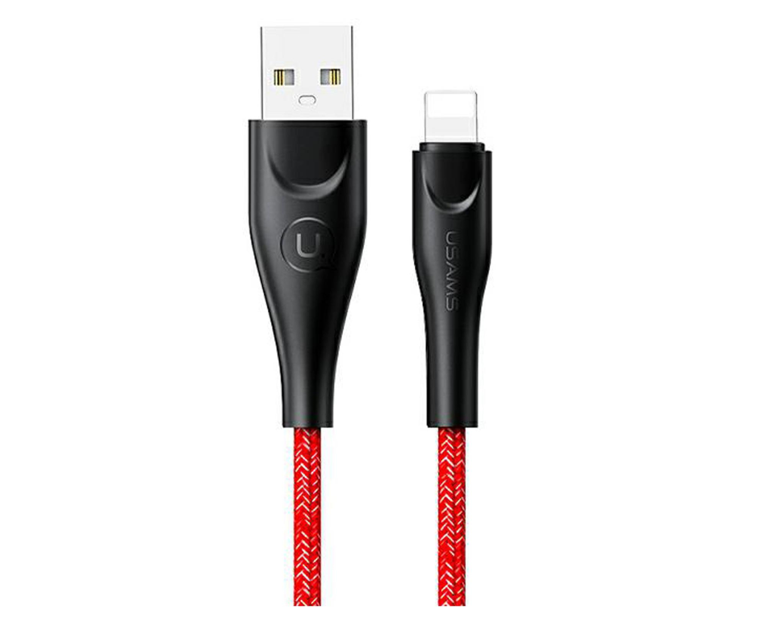 USAMS  Kabel pleciony U41 lightning 3m 2A czerwony