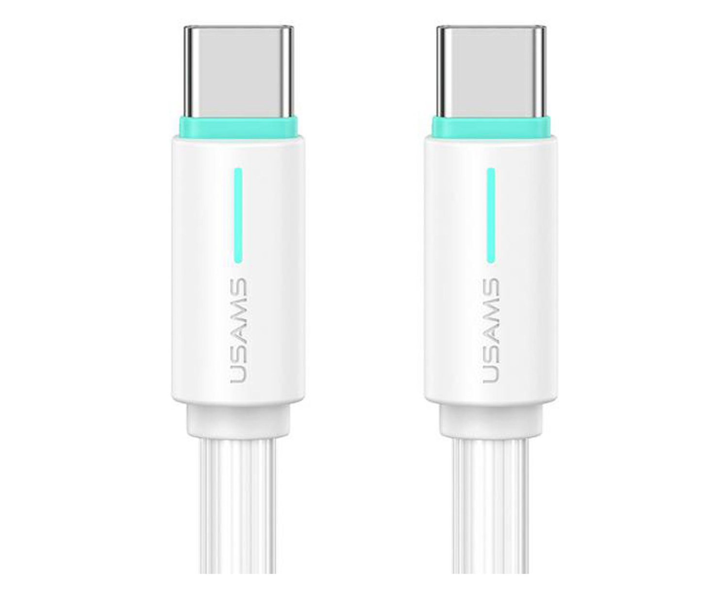 USAMS YU Series USB-C do USB-C 1m Biały