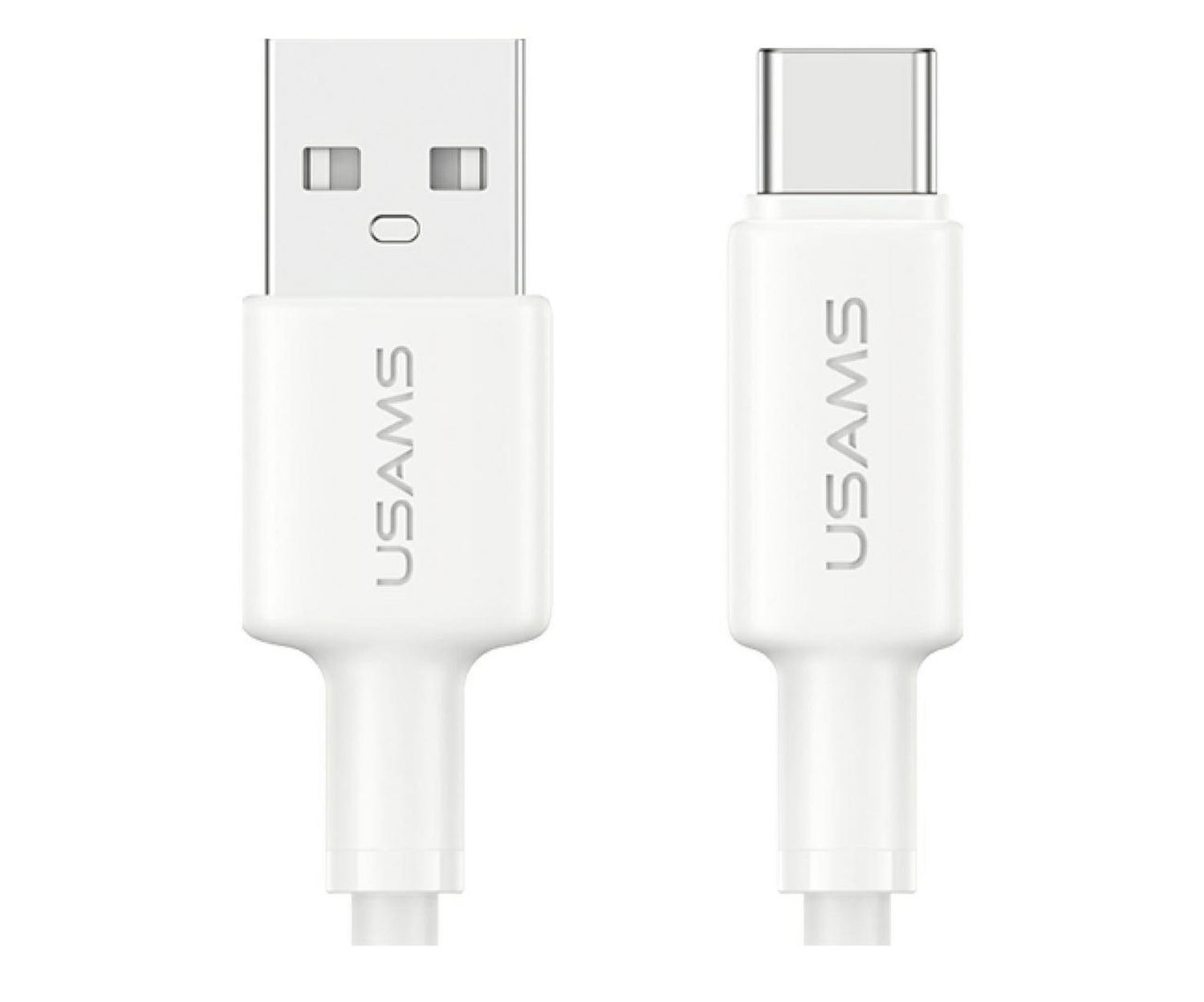 USAMS Kabek U90 3A USB-A do USB-C biały